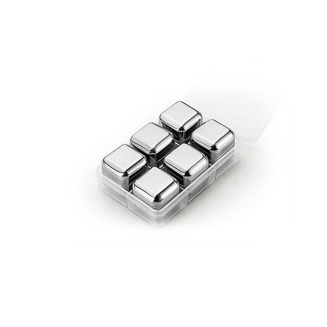 ICE CUBE❗️ 12pcs Metal Ice Cubes Stainless Steel Ice Cube Stainless