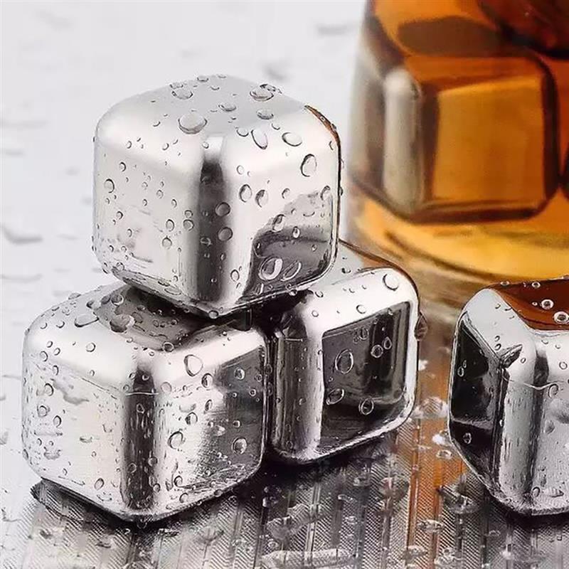 Stainless Steel Whiskey Ice Cubes Stones
